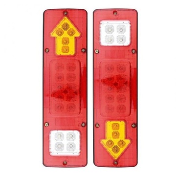 LAMPY LAMPA LEDOWE DO PRZYCZEPKI DIODOWA 12V SOLIDNA LAWETA Z PRZEWODEM LED