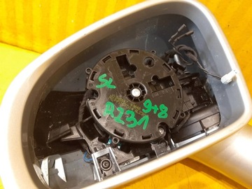 MERCEDES SL R231 ZRCÁTKO LEVÉ 9+8 PIN SKLA