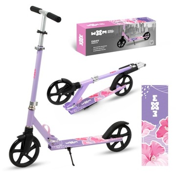 Hulajnoga składana duża amortyzator WXM Driff Hibiscus koła 200 mm