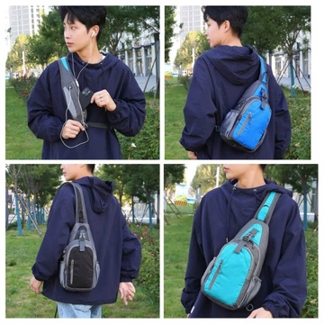 Водонепроницаемая модная сумка через плечо темно-зеленого цвета.