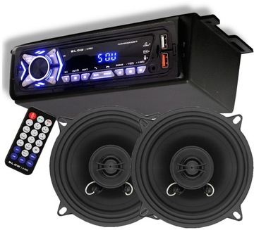 radio samochodowe BT USB AUX głośniki 13