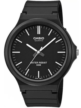 ZEGAREK MĘSKI CASIO MW-240-1E Czarny pasek KLASYKA PREZENT DLA NIEGO