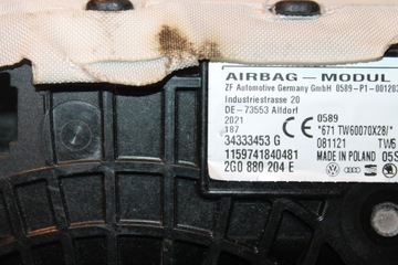 ULOŽENÍ AIRBAG SPOLUJEZDCE VW TAIGO POLO 2G0880204E