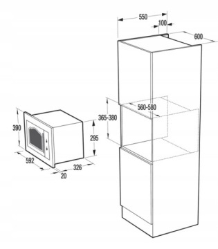 РЕТРО GORENJE комплект духовка + микроволновая печь + вытяжка