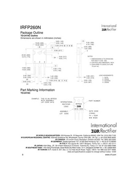 IRFP260NPBF TO-247 - МОП-транзистор - 50А, 200В, 0,04 Ом