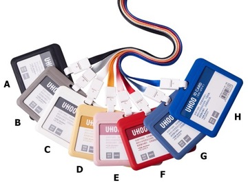 Горизонтальный футляр для бейджа 6633