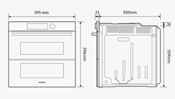 SAMSUNG NV7B5775XAK Электрическая пароварка Dual Cook Flex Wi-Fi