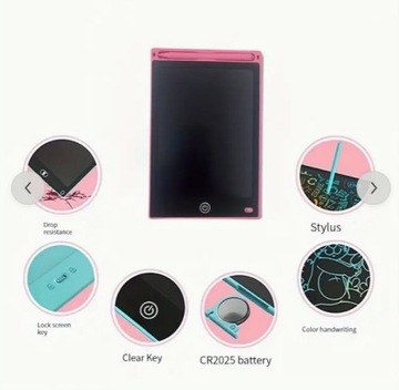 ГРАФИЧЕСКИЙ ПЛАНШЕТ ДЛЯ РИСОВАНИЯ, ЦВЕТНОЙ ЭКРАН, LCD Magic Board + Стилус