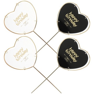 Cake Insert Wedding Decoration 4 Pcs
