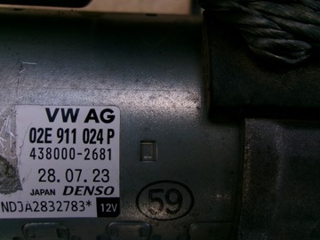 VW SKODA KODIAK 023R 1.5TSI AUDI STARTÉR 02E911024P