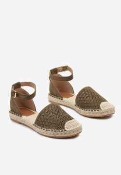 Renee Zielone Espadryle damskie 38 Ekozamsz