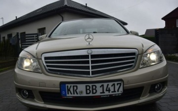 Mercedes Klasa C W204 Limuzyna 1.6 180 K BlueEFFICIENCY 156KM 2009 Mercedes-Benz Klasa C 1.6B Kompresor Skora Navi Xenon 2 KPL KOL Serwis Zad, zdjęcie 6