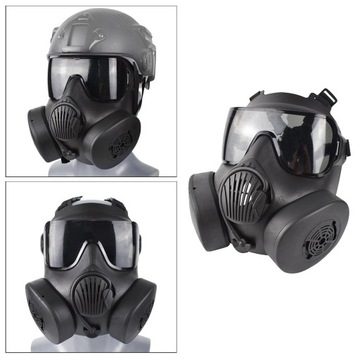 Полнолицевая маска Game Gear gas gp5 Black_Gray Lens