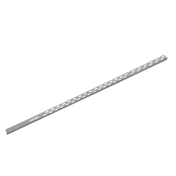 Listwa spadkowa krawędziowa Vogi LEWA stalowa 120 cm stal nierdzewna