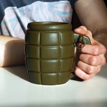 КРУЖКА ТЕМНО-СИНАЯ Giant Green большая 790 мл Для военного подарка