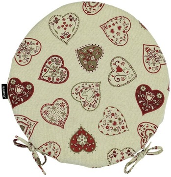 OKRĄGŁE SIEDZISKO PODUSZKA NA KRZESŁO 40cm taboret