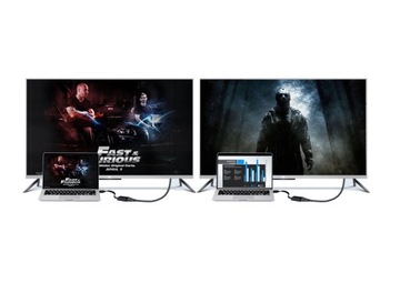 UGREEN ADAPTER HDMI VGA MINI JACK 3,5 PRZEWÓD PRZEJŚCIÓWKA FULL HD 60HZ