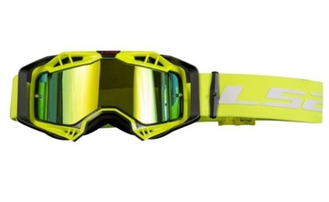 ОЧКИ LS2 MOTO ENDURO/CROSS AURA PRO ЖЕЛТОЕ СТЕКЛО ЗЕРКАЛО + ПРОЗРАЧНОЕ + PINLOCK
