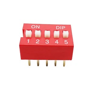 DIP SWITCH do lutowania na PCB - 5P