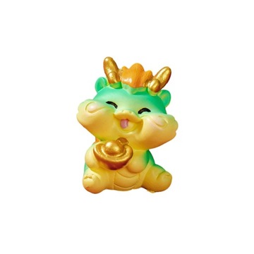 Mini statua smoka figurka smoka na biurko salon w stylu wiosennym D