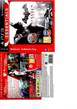 gra na PS3 BATMAN ARKHAM CITY Polskie Wydanie Wersja Po Polsku PL NIETOPERZ