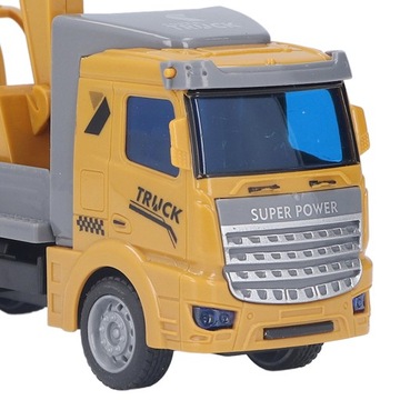 Игрушечный экскаватор в масштабе 1/48, яркие цвета, образовательные