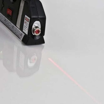 Poziomica Laserowa z Miarką 250cm Laser Krzyżowy Prezent na Dzień Ojca Taty