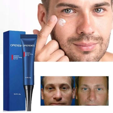 Мужской крем для глаз с ретинолом против морщин, удаляет темные круги