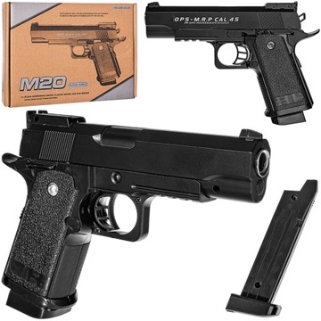 METALOWY REPLIKA PISTOLET KULKI COLT M20 AIRSOFT