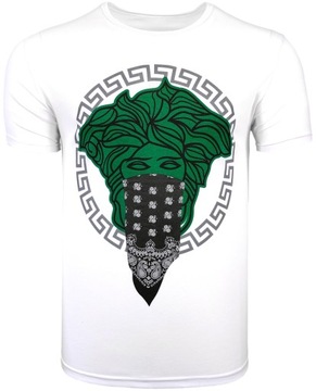 Koszulka męska t-shirt biały LOGO T1259 r. L