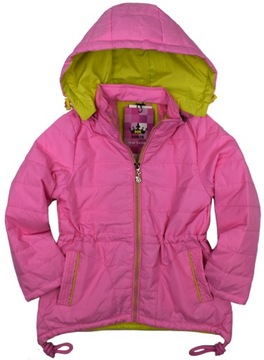 HIKIS Różowa lekka KURTKA Parka Wiosna - 104/110