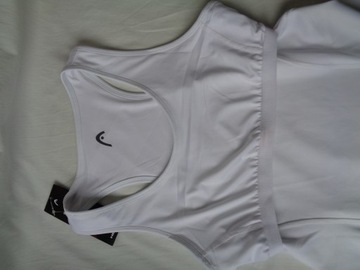 ГОЛОВКА супер спорт. белое платье с бюстгальтером L