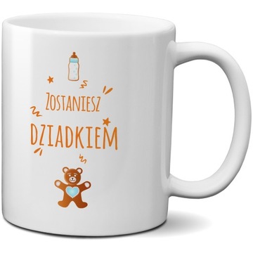 KUBEK MAGICZNY Z NADRUKIEM - ZOSTANIESZ DZIADKIEM