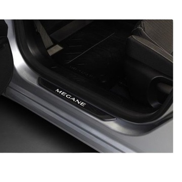 Новые оригинальные накладки на пороги с подсветкой для Renault Megane IV