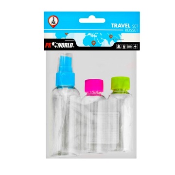 Zestaw pojemników podróżnych 3 sztuki