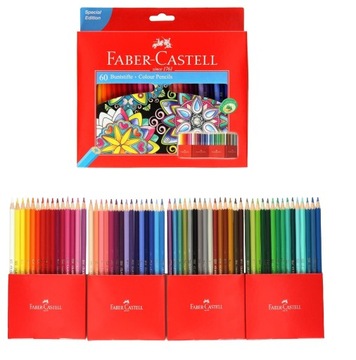 Kredki ołówkowe FABER CASTELL ZAMEK 60 kolorów