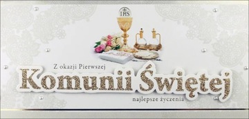 Etui na pieniądze na Pierwszą Komunię Świętą 1 szt.