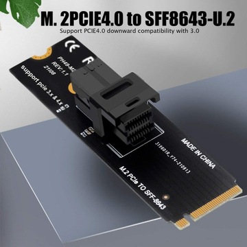 Карта расширения адаптера M.2 NVME — U.2 64 GT/S