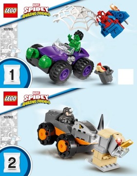 LEGO INSTRUKCJA z zestawu SUPER HEROES 10782 (100g)