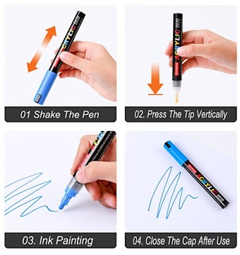 АКРИЛОВЫЕ МАРКЕРЫ JUPAI АКРИЛОВЫЕ МАРКЕРЫ 24 цвета PROМАРКЕРЫ