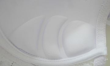 Elegancki komplet bielizny HANA push-up z fiszbinami 75B figi S/M biały