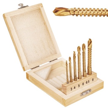 СВЕРЛА ДЛЯ ФРЕЗЕРОВ ПО МЕТАЛЛУ 3-8 HSS ФРЕЗЕРНОЕ СВЕРЛО