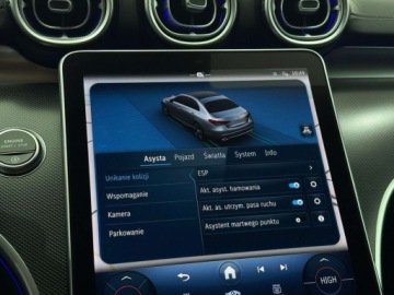 Mercedes Klasa C W206 Limuzyna 1.5 200 204KM 2022 Mercedes-Benz Klasa C AMG Line Kamera 360 Ambiente CarPlayAndroid Auto, zdjęcie 28