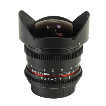 Obiektyw Samyang 8mm T3.8 Canon VDSLR Fisheye CSII