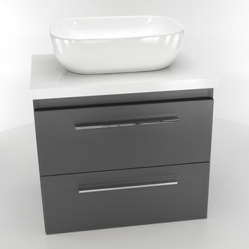 ПОДВЕСНОЙ ШКАФ С РАКОВИНОЙ НА НАСТОЛЬНИКЕ 50 СМ SICILY