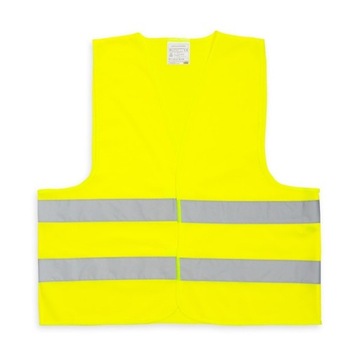 Wysoka jakość ŻÓŁTA kamizelka UECE odblaskowa 3XL