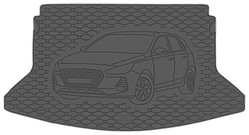 Hyundai i30 III Hatchback 2017- Wkład bagażnika