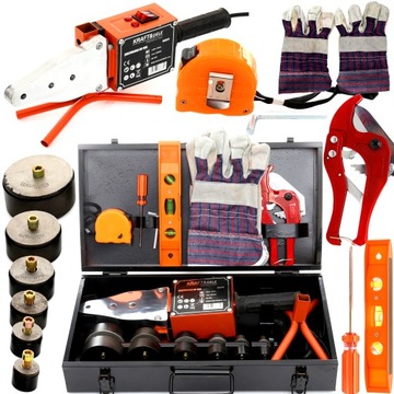 ZGRZEWARKA DO RUR 2900W 230V PVC PP MATRYCE ZESTAW