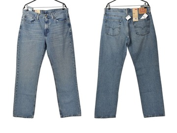 LEVIS strauss MODEL 514 SPODNIE MĘSKIE JEANS W36 L34