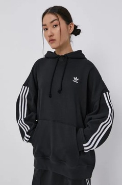 Bluza z kapturem adidas czarna 38